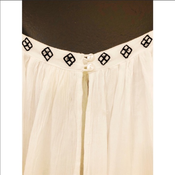 Japna boho off the shoulder embroidered blouse - Picture 6 of 9
